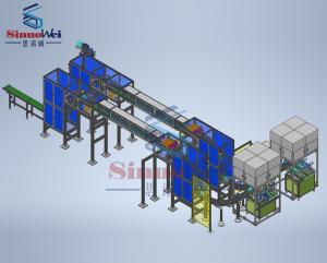 Batteria della linea di trasporto a guscio in alluminio